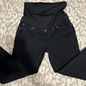 Women’s Abercrombie & Fitch Black Maternity Ankle Straight Jeans